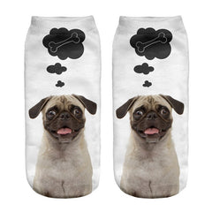 Chamsgend Newly Design Women Girls Rottweiler Dog 3D Print Female Socks Drop Shipping