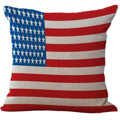 Cozy cushion cover American &amp; British Flags Pet Dog printed Personality Throw Pillow Case home decorative pillows square 45x45cm