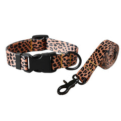 National style Nylon Printed Dog collar leash Adjustable Puppy Small  Collar Pet Collars for dogs Pet Free engraving