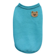 Bear Vest Pet Dog Clothes Cat Solid T-shirt Clothing Dogs Thin Small Fashion Chihuahua Cotton Summer Kedi Katten Cat Costume Pug