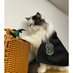 Pet Shawl Cat Cosplay Small Magic Cloak Spring and Autumn Clothes  Pet Cosplay Cloak College Pet Clothes