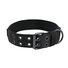 Pet K9 Tactical Dog Collar Adjustable Double Buckle German Shepherd  Training Leash And Collar Set Large Medium Dogs Accessories