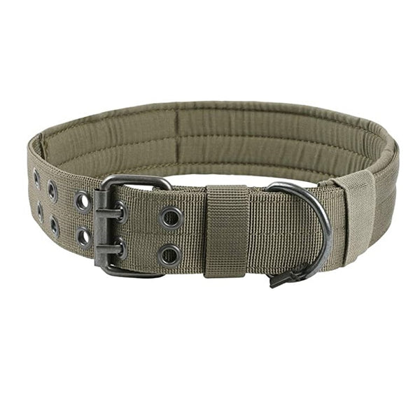 Pet K9 Tactical Dog Collar Adjustable Double Buckle German Shepherd  Training Leash And Collar Set Large Medium Dogs Accessories