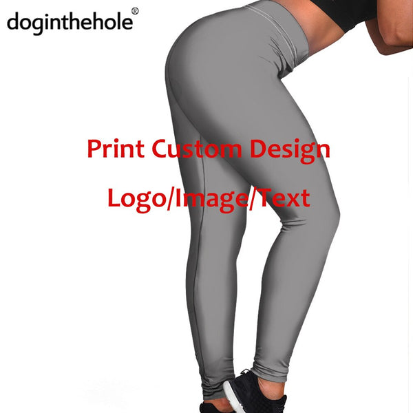 Yoga Leggings Women Sports Pants Cartoon Dog Paw Pattern Sexy Tights Stretch Sportswear Pants for Ladies Female High Waist Pants