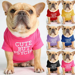 Summer Dog Clothes, Pet Clothing Vest,Small and Medium Dogs Cool Breathable Thin T-shirt French Bullfight Teddy Pullover Fashion