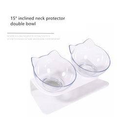 Non-Slip Double Cat Bowl Dog Bowl With Stand Pet Feeding Cat Water Bowl For Cats Food Pet Bowls For Dogs Feeder Product Supplies